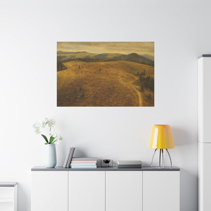 Stretched Canvas Art Print, Landscape Wall Decor, Nature Photography, Rustic Home Decor, Gifting, Earthy Art - TRV