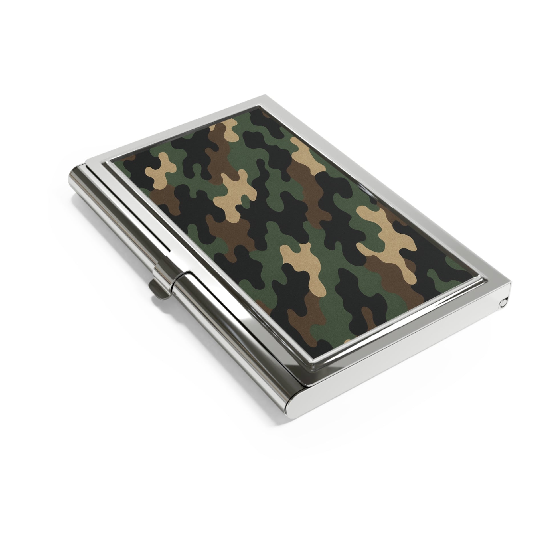 Camouflage Business Card Holder | Stylish Organizer for Networking, Gifts for Professionals, Unique Office Supplies, Modern Desk [...] - TRV