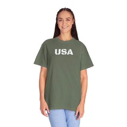 USA Vintage Unisex T-Shirt, Soft Cotton Tee, Casual Wear, Gifts for Her & Him, Summer Essentials, Independence Day Apparel - TRV