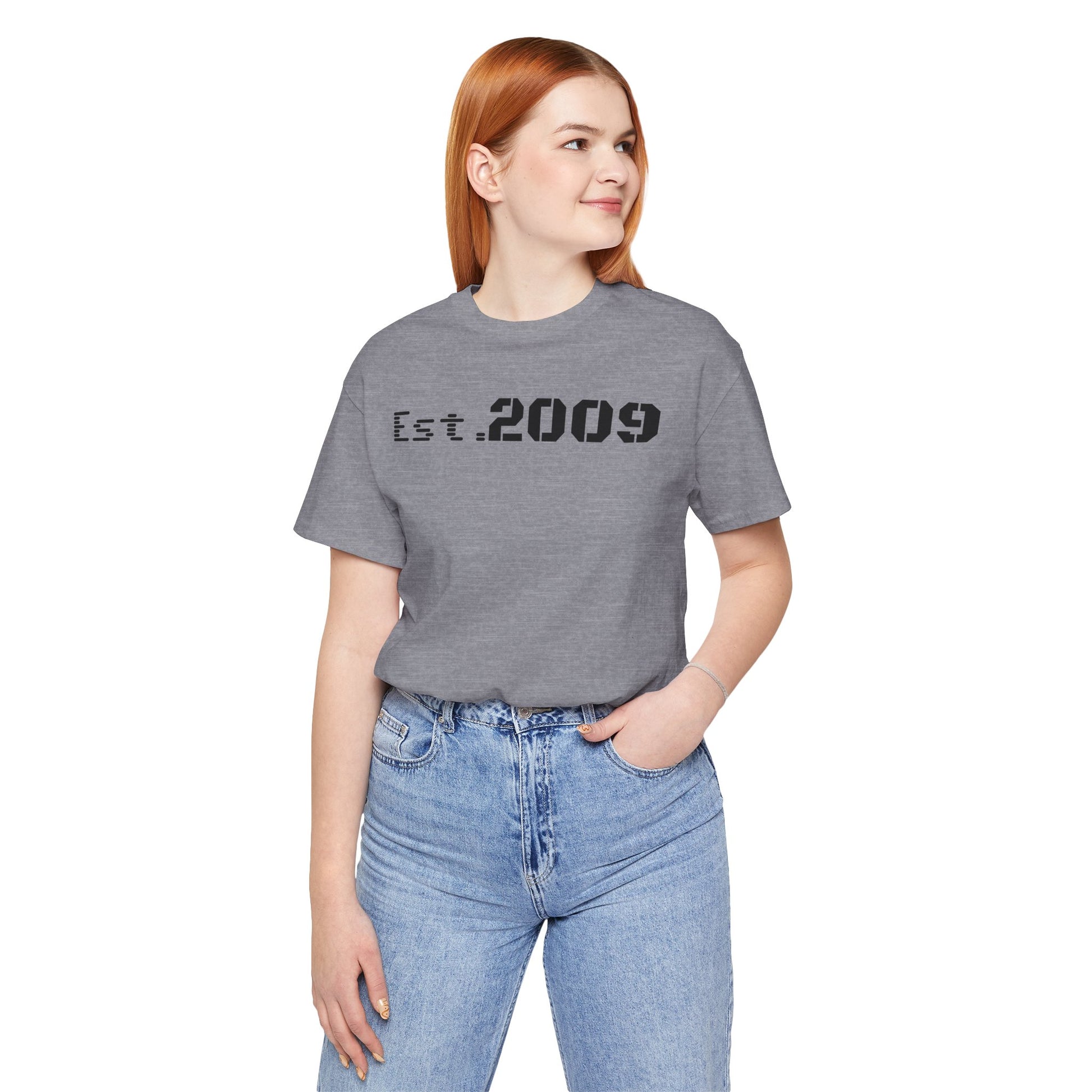 Established 2009 Unisex Tee - Casual Wear, Birthday Gift, Graduation Outfit, Anniversary Shirt, Personalized Fashion - TRV