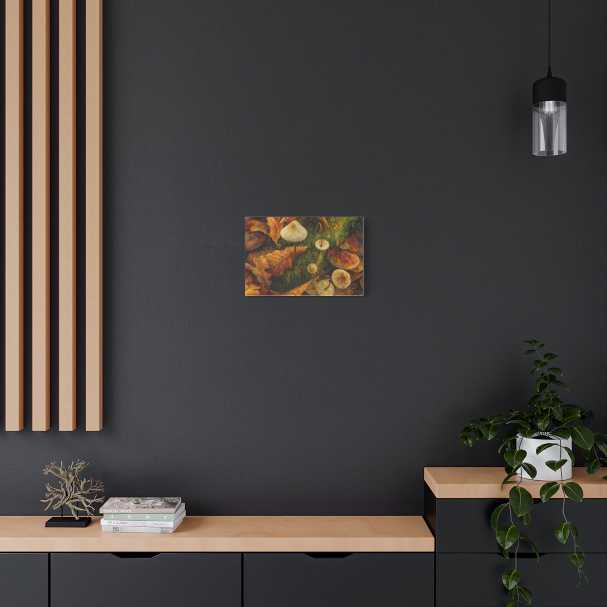 Autumn Mushrooms Canvas - TRV