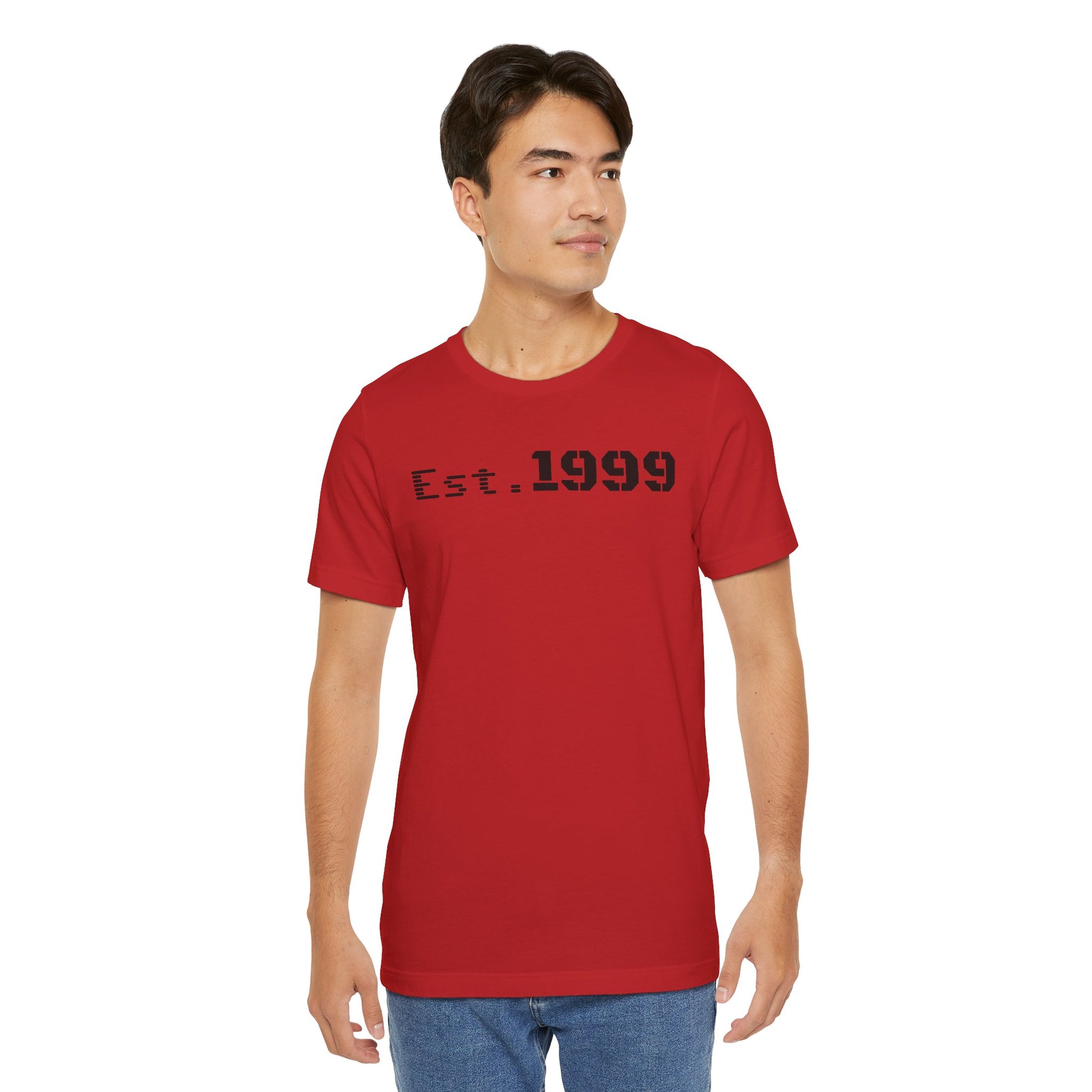 Established 1999 Unisex Tee | Vintage Birth Year Shirt, Casual Birthday Gift, Personalized Family Reunion Apparel, Retro Style [...] - TRV