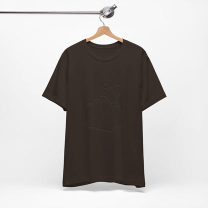 Minimalist Hand Sign Unisex Tee | Casual Everyday Wear | Perfect for Gift Givers