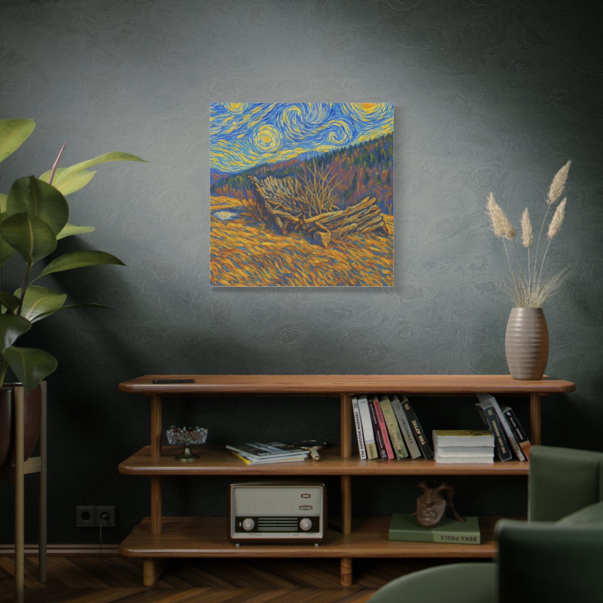 Artistic Van Gogh Style Canvas Wall Art, Nature Inspired Decor, Home Aesthetic, Gift for Art Lovers, Gallery Wall Piece, Living Room Decor, [...] - TRV