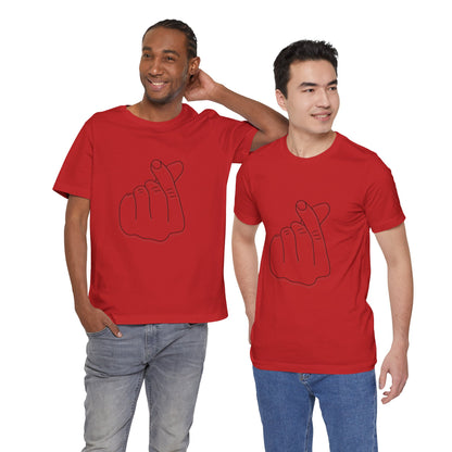 Minimalist Hand Sign Unisex Tee | Casual Everyday Wear | Perfect for Gift Givers