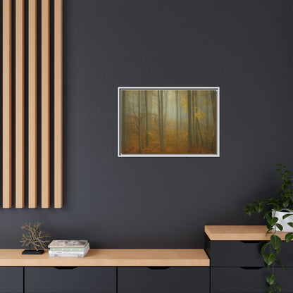 Framed Matte Canvas Art | Serenity in the Forest | Nature Wall Decor, Home Gallery, Cozy Living Room, Gift for Nature Lovers - TRV
