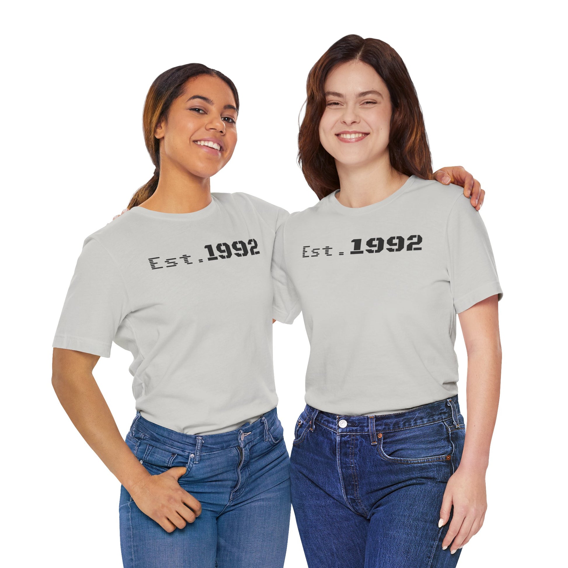 Est. 1992 Unisex Jersey Tee - Retro Birthday Gift, Casual Wear, Cool Vintage T-Shirt, Gift for Him, Gift for Her - TRV
