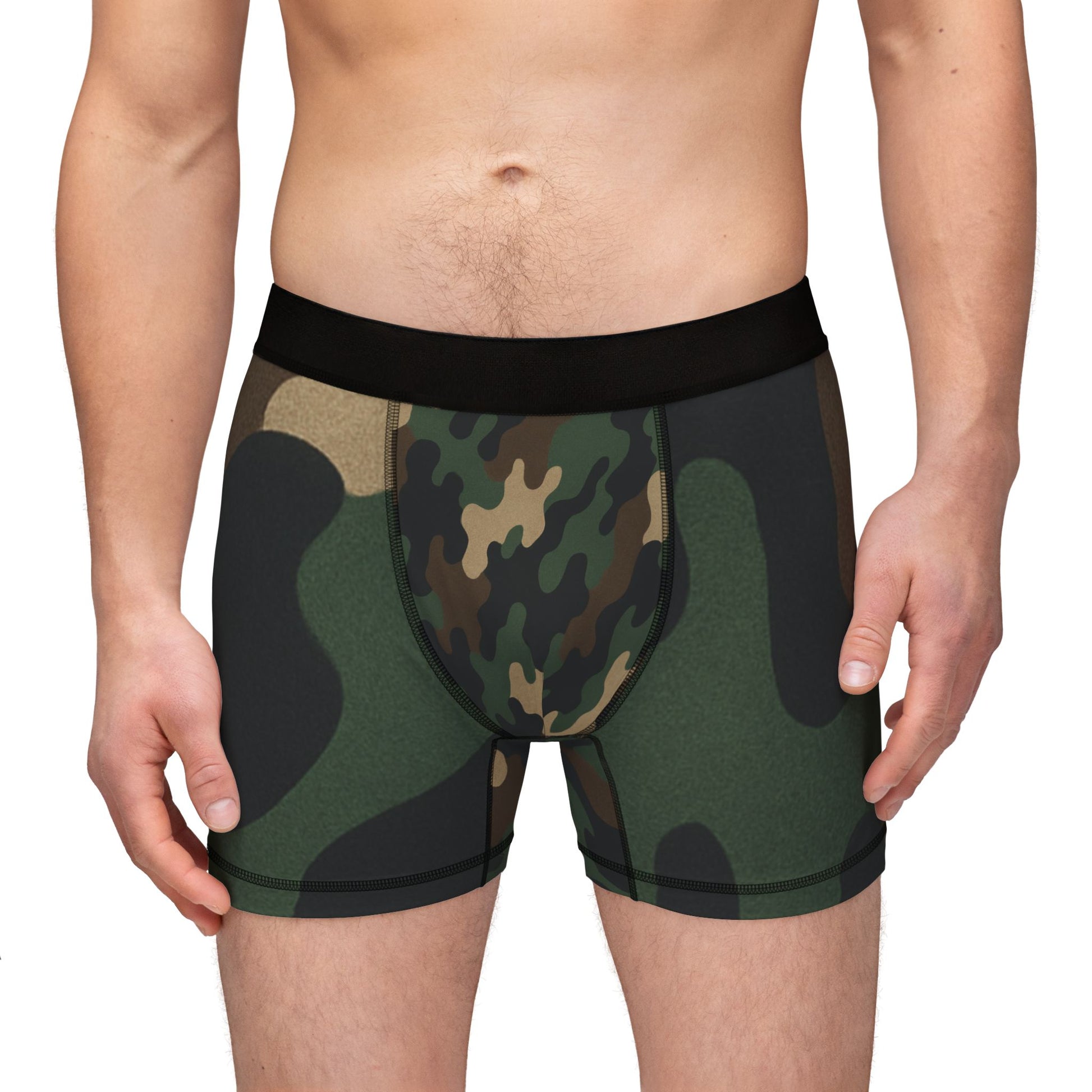 Camo Men's Boxers | Fun and Comfortable Underwear, Great for Everyday Wear, Gifts for Him, Stylish Loungewear, Unique Pattern - TRV