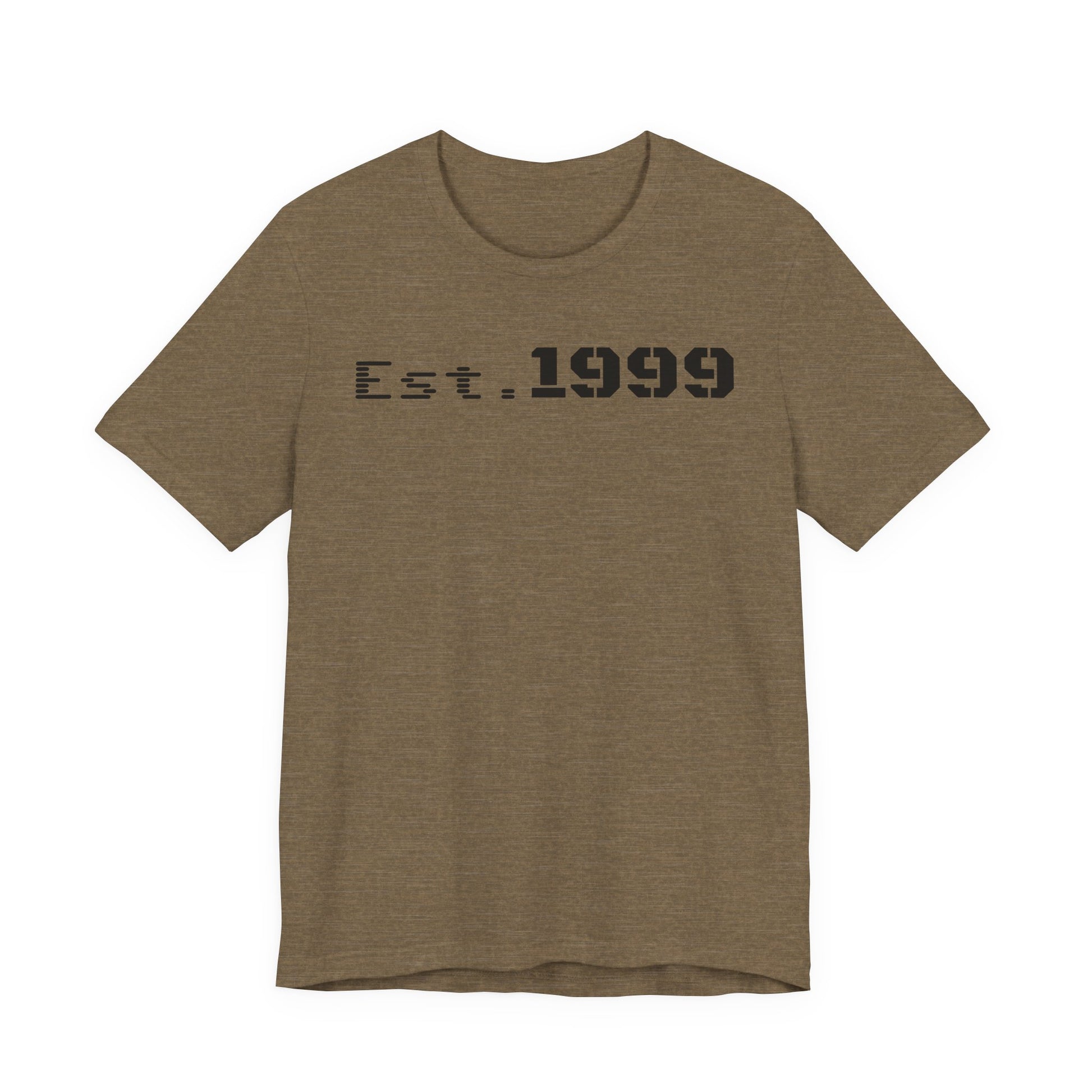 Established 1999 Unisex Tee | Vintage Birth Year Shirt, Casual Birthday Gift, Personalized Family Reunion Apparel, Retro Style [...] - TRV
