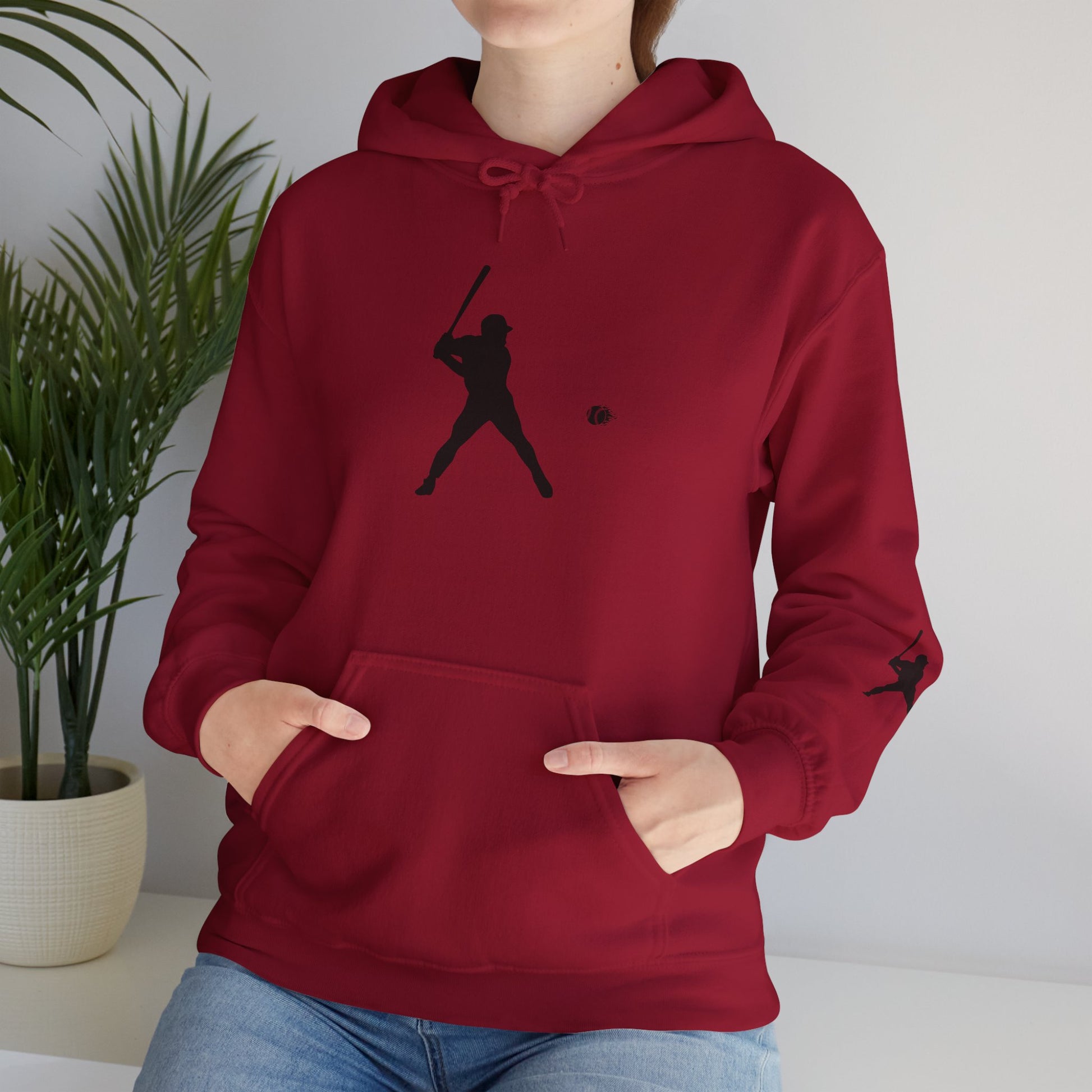 Baseball Themed Unisex Hoodie, Streetwear, Sports Fan Sweatshirt, Gift for Athletes, Casual Wear, Fall Fashion - TRV