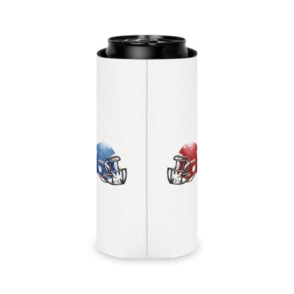 Game Day Can Cooler, Sports Team Drink Holder, Football Fan Gift, Tailgate Accessories, Party Beer Sleeve, Custom Cooler - TRV