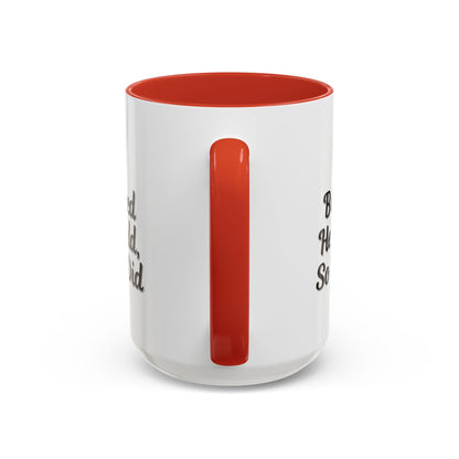Motivational Accent Mug - 'He Believed He Could, So He Did' - Inspirational Coffee Cup, Gift for Him, Gift for Her, Office Decor, Positive