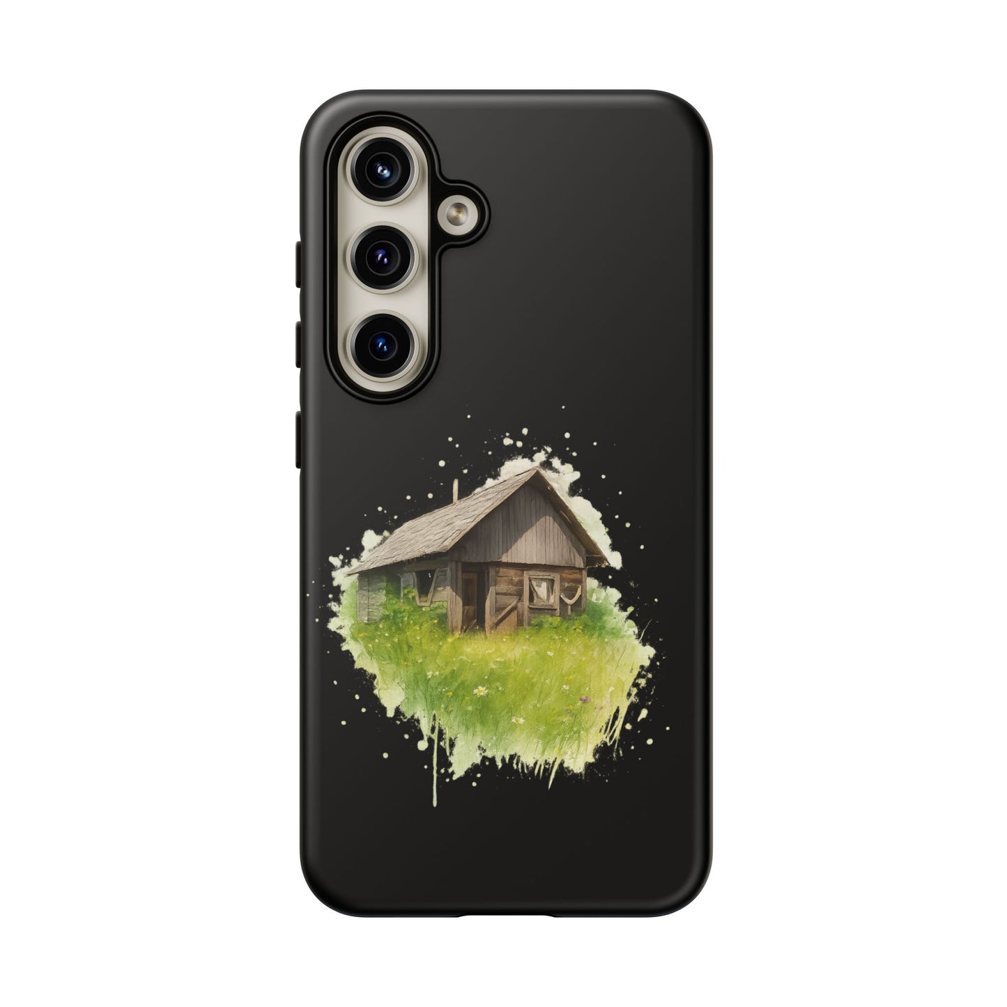Rustic Farmhouse Phone Case, Cute Cottage Design, Tough Cases for Nature Lovers, Eco-Friendly Gift, Customizable Tech Accessories - TRV