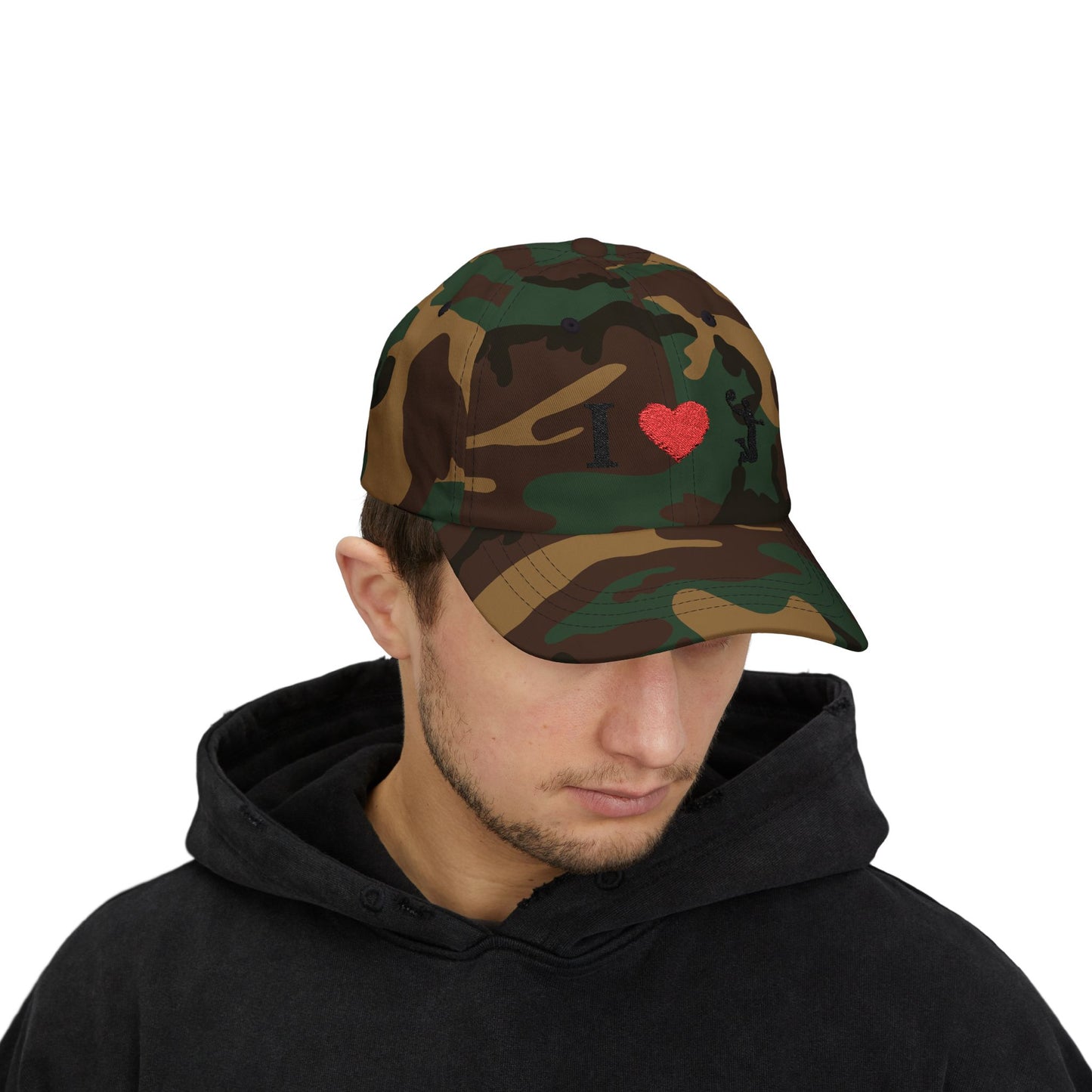 I Love Basketball Dad Cap, Casual Hat for Dads, Gift for Father's Day, Sports Lover Cap, Family Outing Accessory, Everyday Wear - TRV
