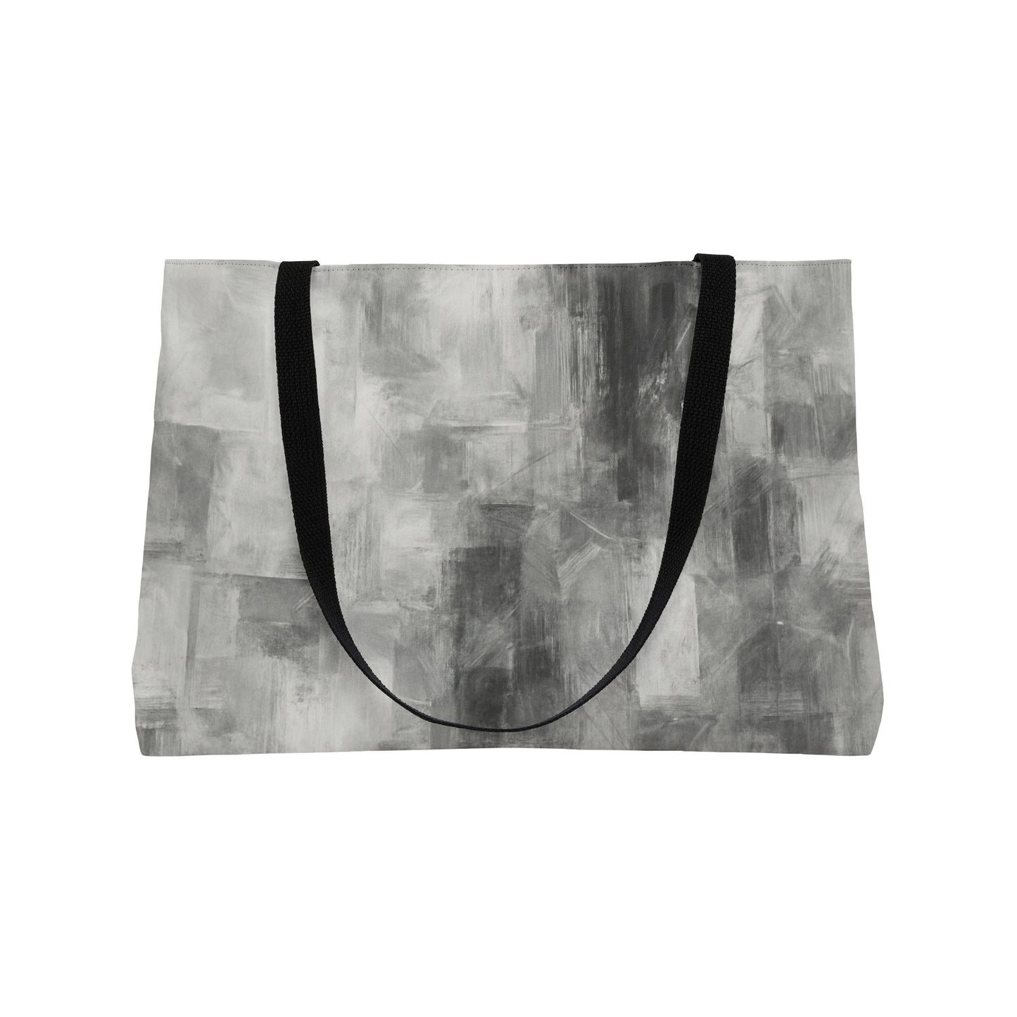 Chic Abstract Weekender Tote Bag - Stylish Travel Accessory, Beach Bag, Weekend Getaway Bag, Large Handbag, Gray Tote for Women - TRV