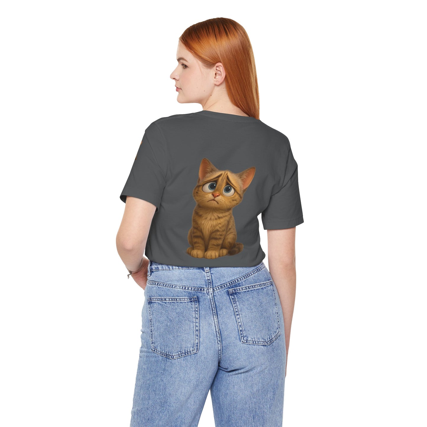Adorable Cat Graphic Tee, Cute Pet Lover Shirt, Animal Lover Gift, Funny Cat Apparel, Birthday, Christmas, Everyday Use - TRV