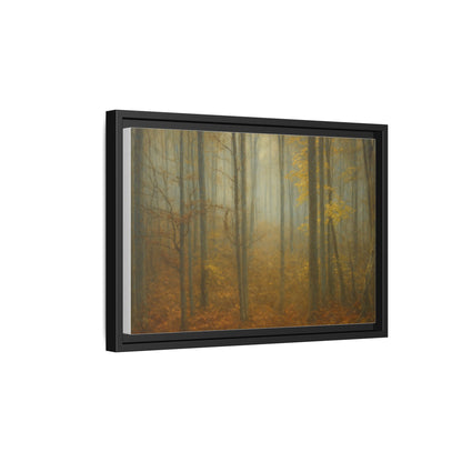 Framed Matte Canvas Art | Serenity in the Forest | Nature Wall Decor, Home Gallery, Cozy Living Room, Gift for Nature Lovers - TRV