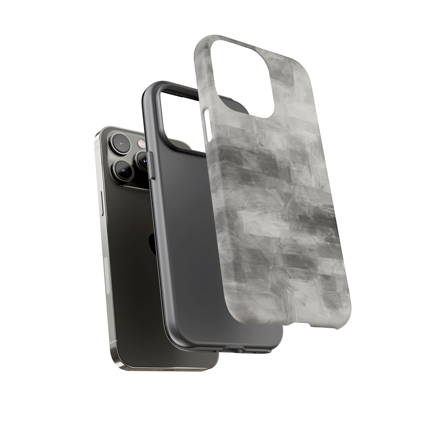 Stylish Phone Case for Tough Protection, Marble Grey Design, Customizable Gift for Her, Unisex Mobile Accessory, Birthday Present, [...] - TRV