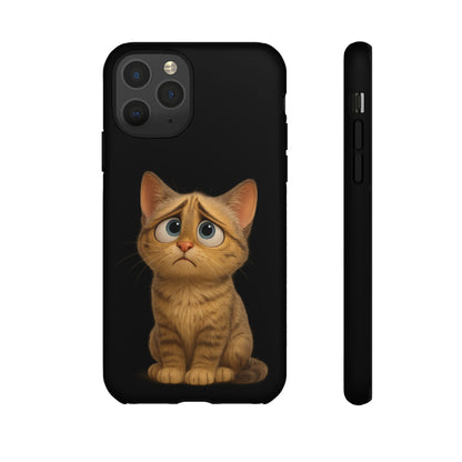 Cute Cat Phone Case, Adorable Kitty Cover, Pet Lover Gift, Unique Animal Design, Customizable Mobile Case - TRV