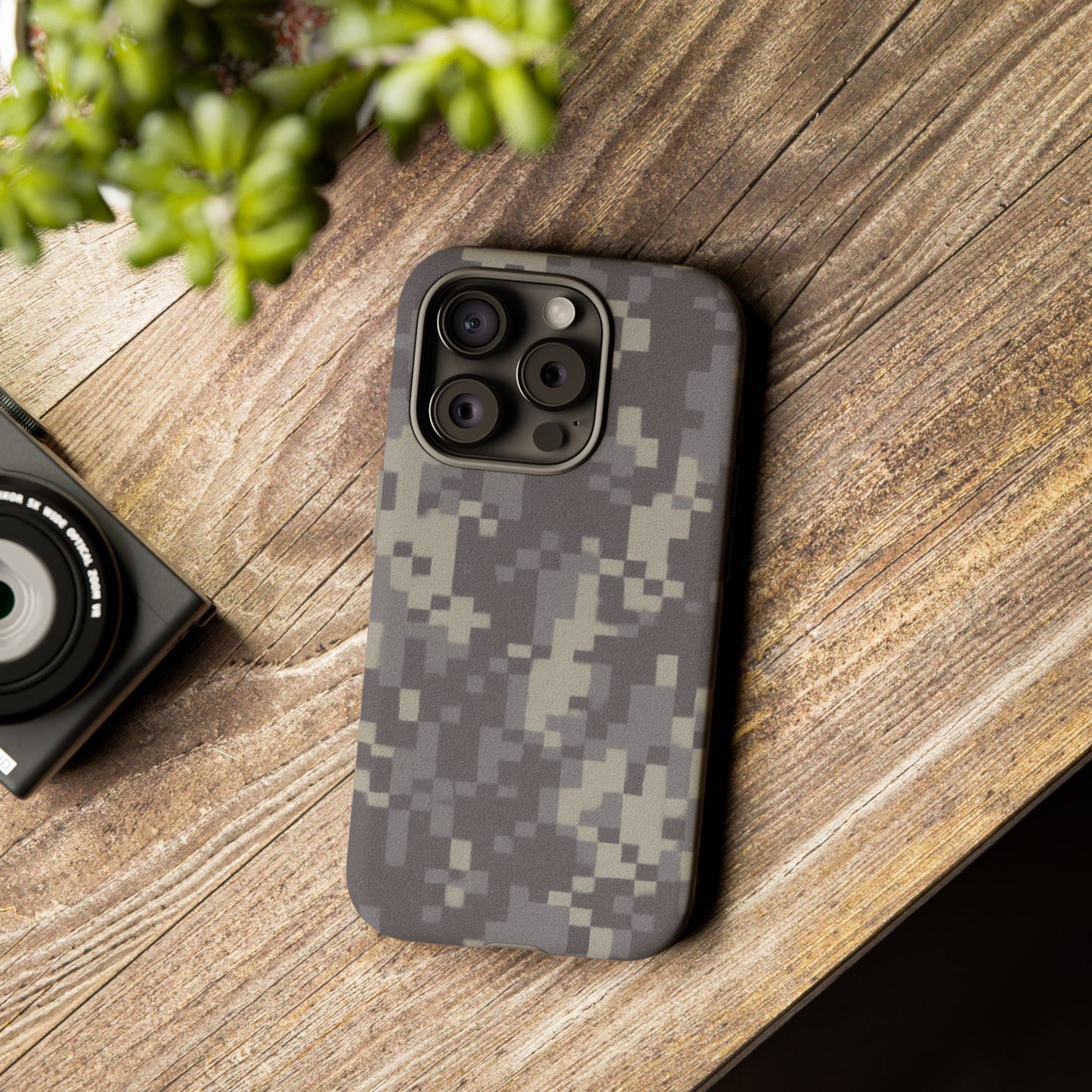Camouflage Phone Case, Military Style Cover, Tough Phone Protection, Durable Phone Accessory, Gift for Veterans, Outdoor Enthusiasts - TRV