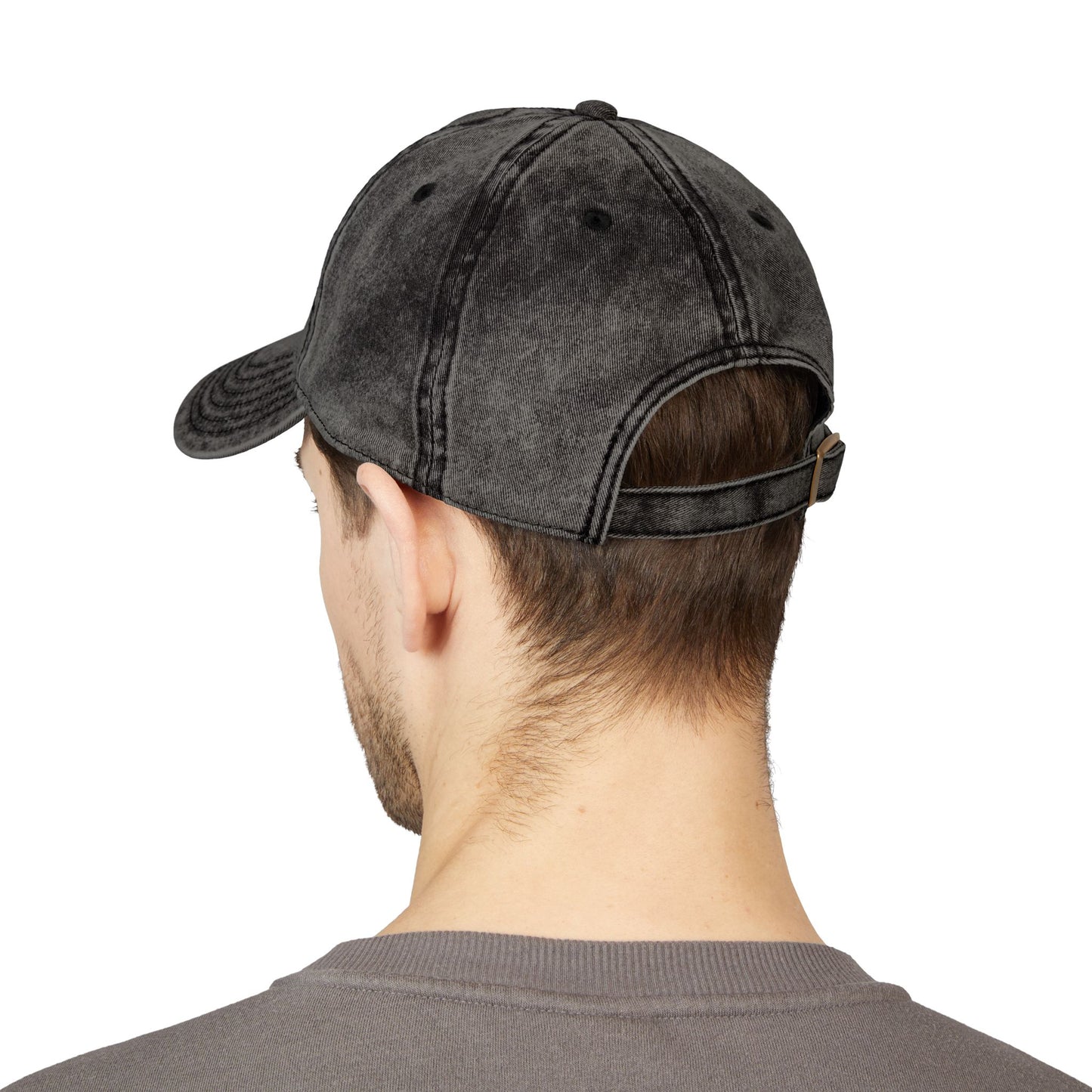 Embroidered Vintage Cap with USA Flag Design - TRV