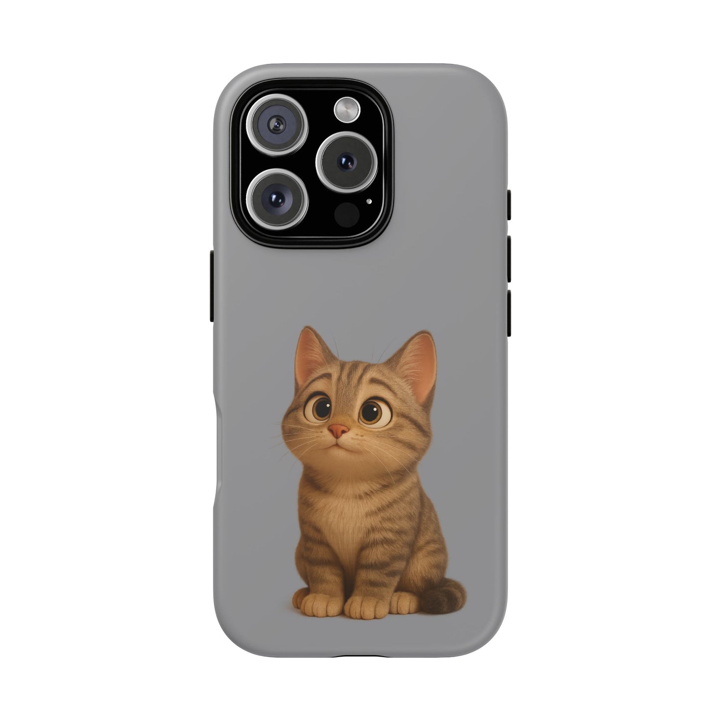 Cute Cat Phone Case, Kawaii Pet Accessory, Gift for Cat Lovers, Animal Phone Cover for Kids, Unique Kitty Design, Birthdays, Holidays - TRV