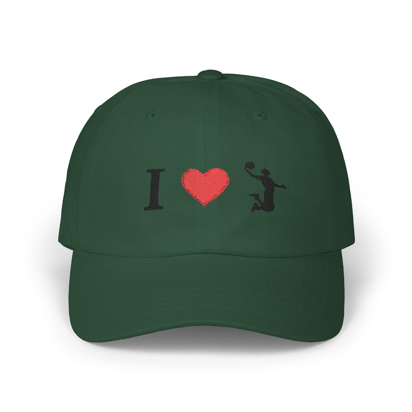 I Love Basketball Dad Cap, Casual Hat for Dads, Gift for Father's Day, Sports Lover Cap, Family Outing Accessory, Everyday Wear - TRV