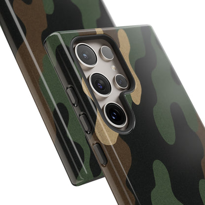 Camouflage Phone Case, Tough Phone Cover, Military Style Accessory, Protective Case for Men, Gifts for Soldiers - TRV