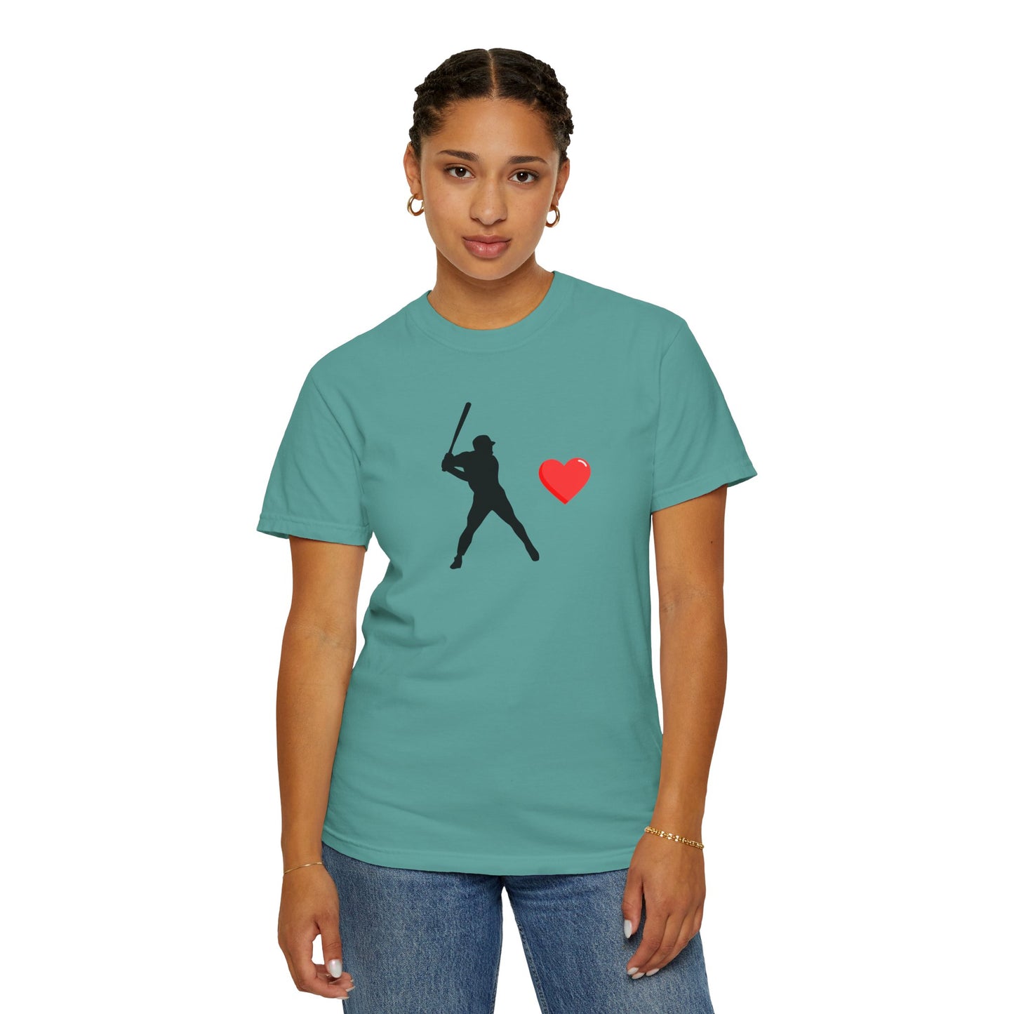 Baseball Love T-Shirt, Unisex Sports Tee, Gift for Baseball Fans, Valentine's Day Shirt, Game Day Apparel, Soft Cotton Top