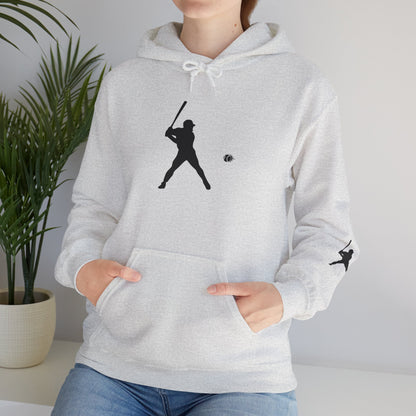 Baseball Themed Unisex Hoodie, Streetwear, Sports Fan Sweatshirt, Gift for Athletes, Casual Wear, Fall Fashion - TRV