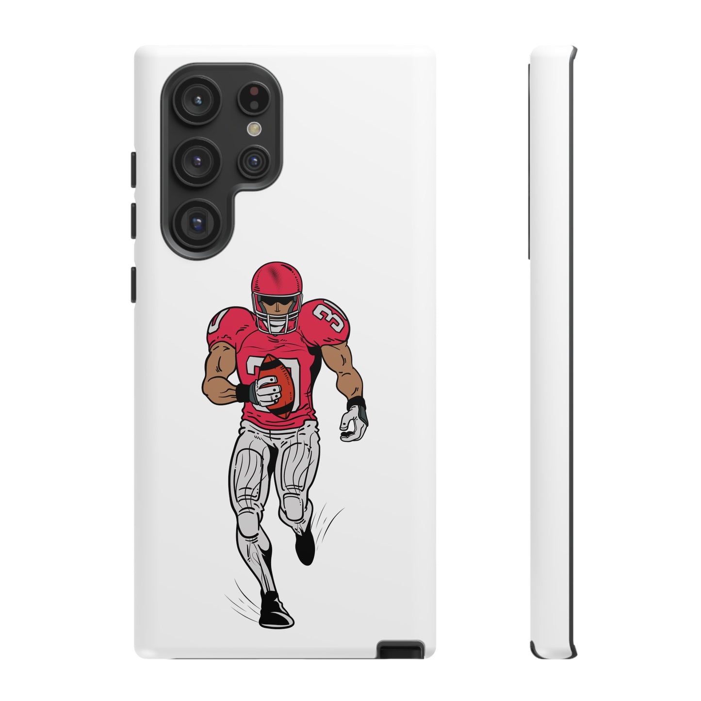 Football Player Tough Case, Sports Phone Cover, Athlete Gift, Tough Phone Case, Fall Sports, Football Lover's Accessory - TRV
