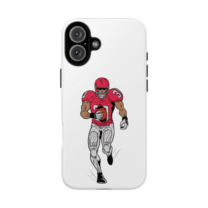 Football Player Tough Case, Sports Phone Cover, Athlete Gift, Tough Phone Case, Fall Sports, Football Lover's Accessory - TRV