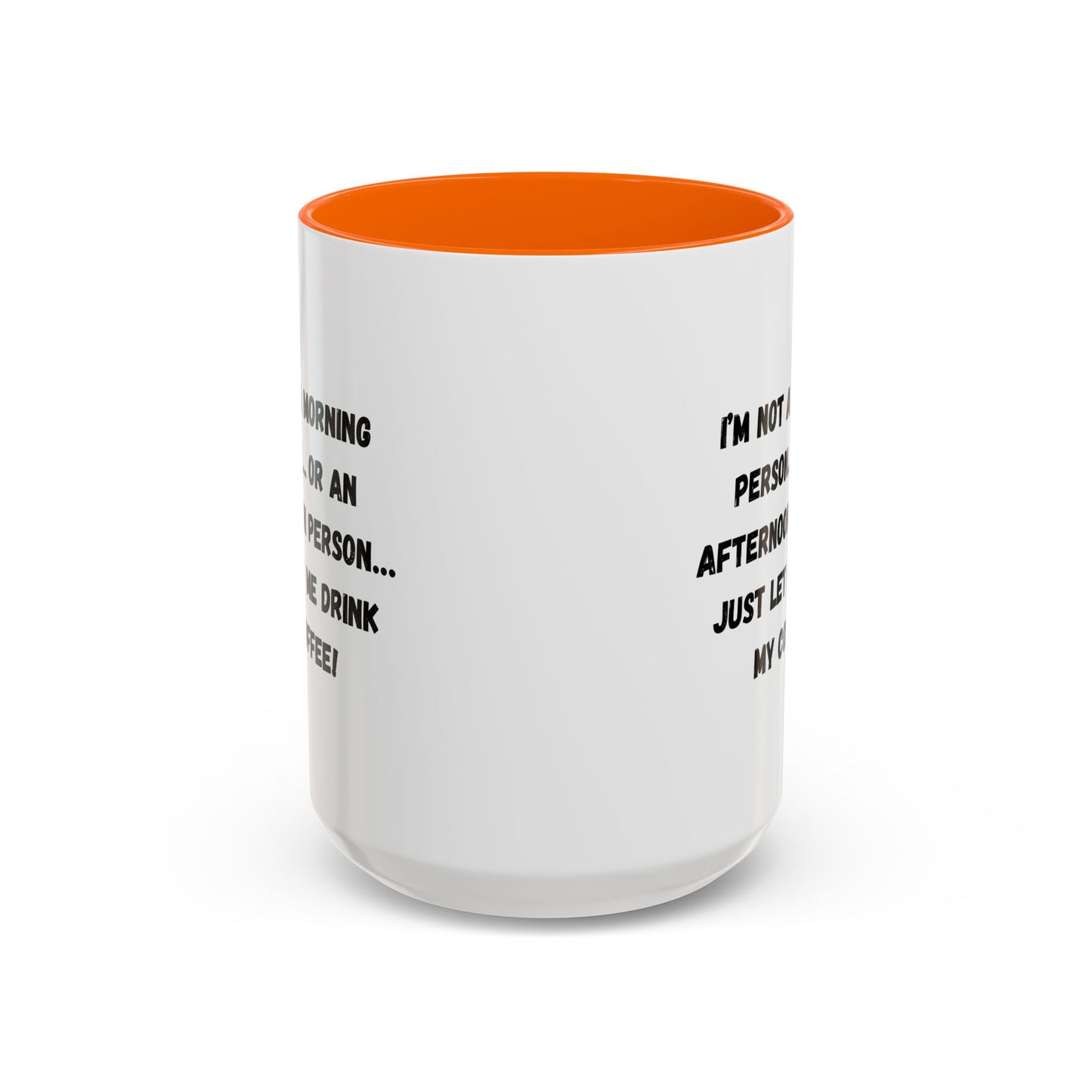 Funny Coffee Mug for Night Owls, I'm Not a Morning Person Mug, Gift for Coffee Lovers, Unique Drinkware, Humor Mug