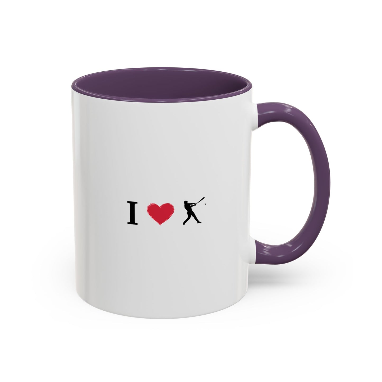 Baseball Love Accent Coffee Mug – Perfect Gift for Sports Fans, Home or Office Use, Great for Birthdays, Anniversaries, and Holidays - TRV