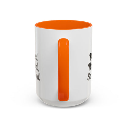 Motivational Accent Mug - 'He Believed He Could, So He Did' - Inspirational Coffee Cup, Gift for Him, Gift for Her, Office Decor, Positive