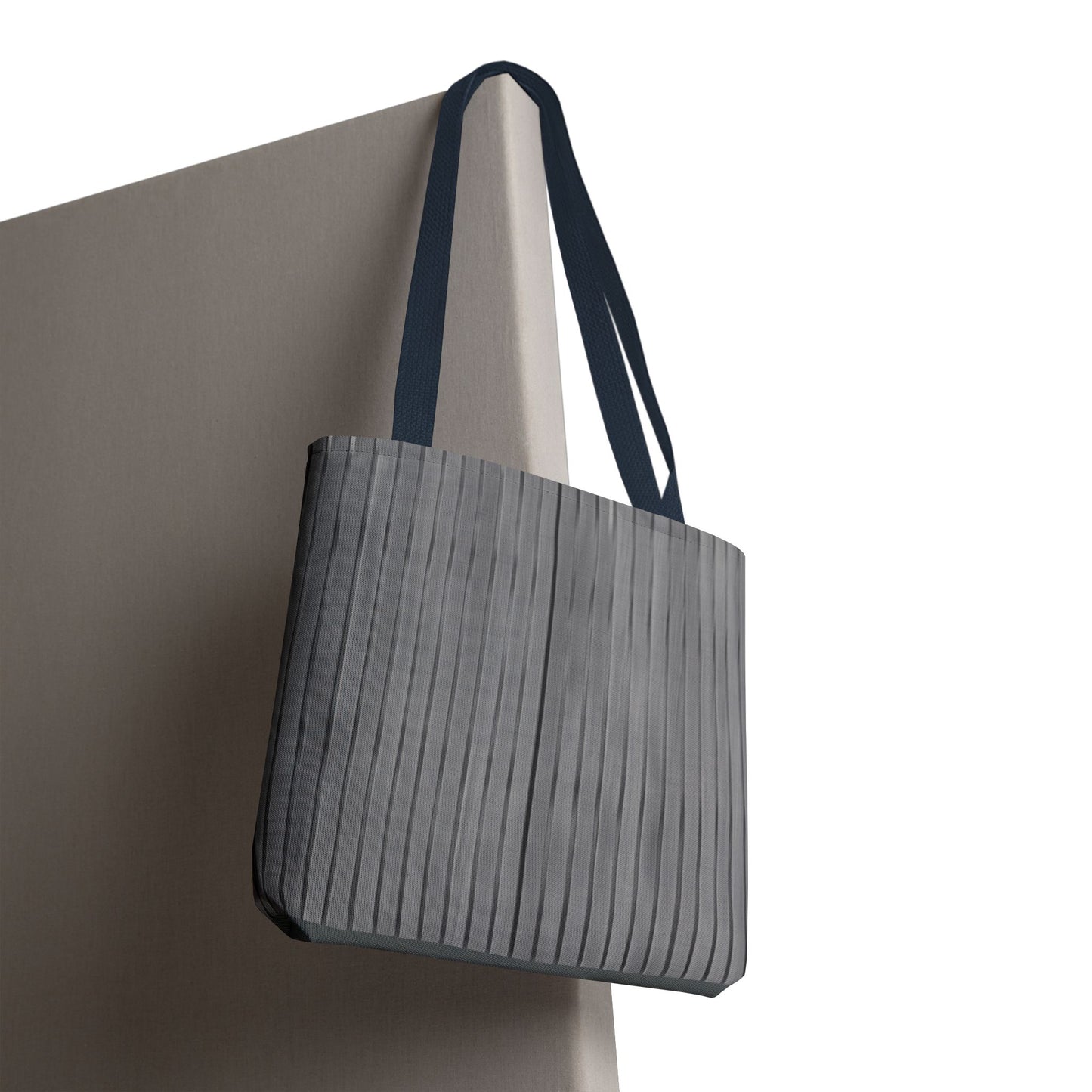 Stylish Gray Striped Tote Bag for Everyday Use - TRV