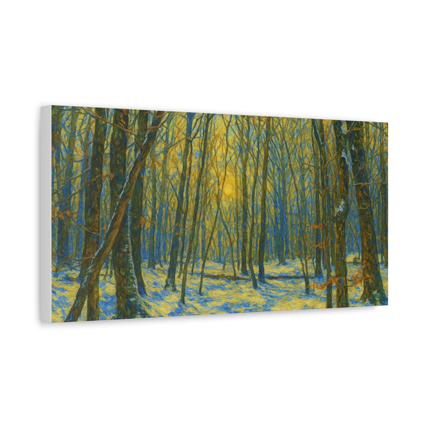 Forest Sunrise Canvas Print, Wall Art, Nature Photography, Home Decor, Gift for Nature Lovers, Landscape Artwork - TRV