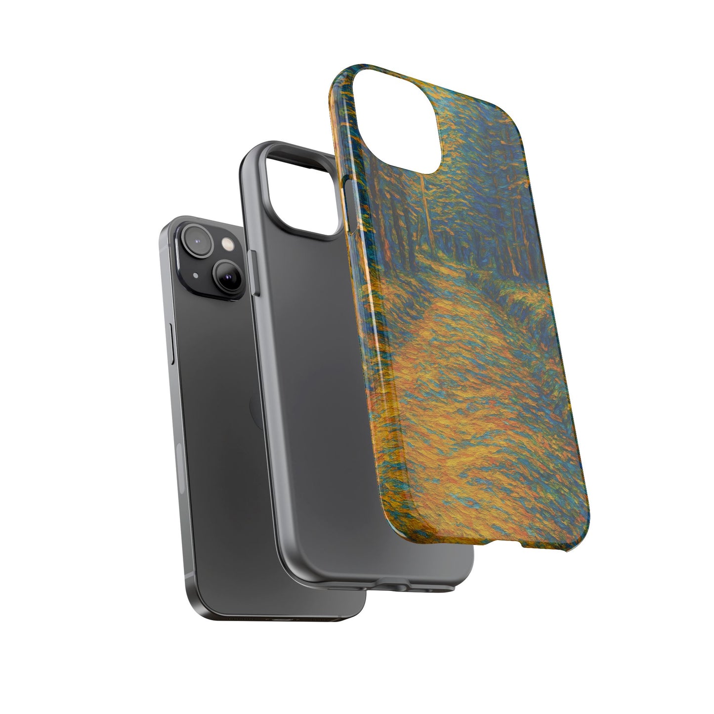 Artistic Phone Case for Nature Lovers, Tough Cases, Vibrant Design, Gift for Friends, Phone Accessories, Unique Artwork - TRV