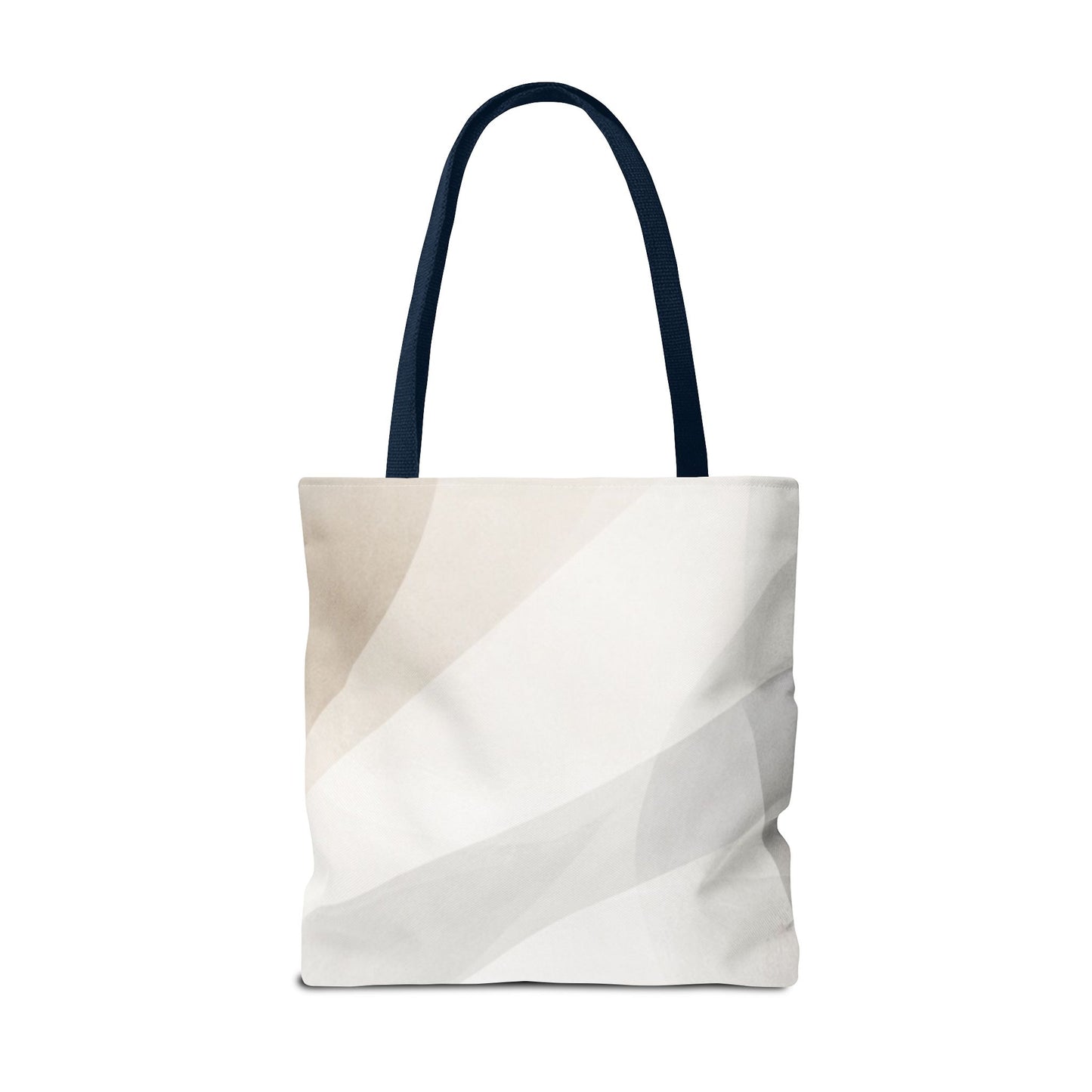 Neutral Abstract Geometric Tote Bag | Minimal Beige Shapes