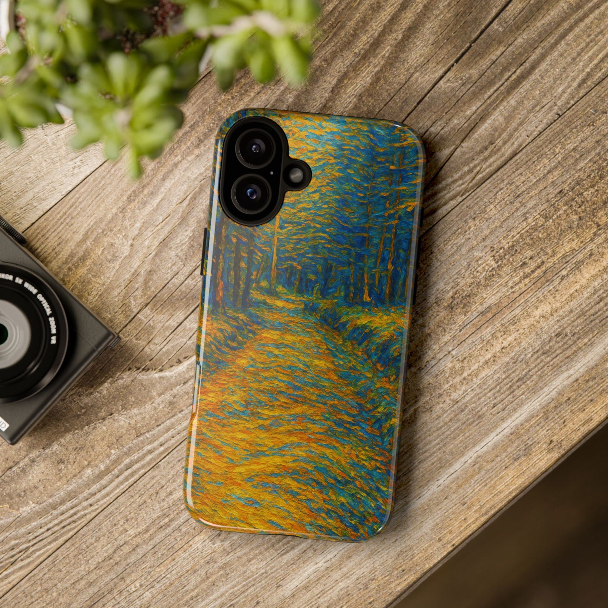 Artistic Phone Case for Nature Lovers, Tough Cases, Vibrant Design, Gift for Friends, Phone Accessories, Unique Artwork - TRV