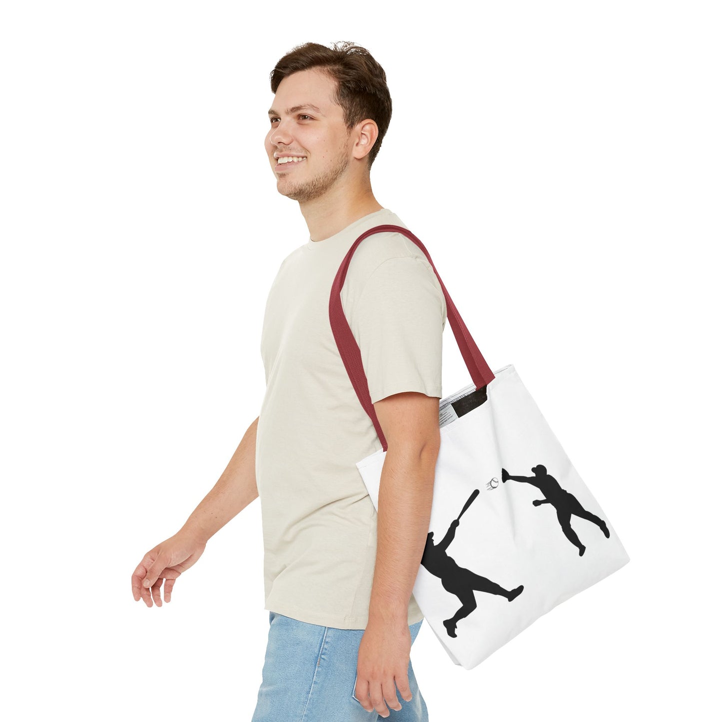 Baseball Tote Bag, Perfect for Sports Fans, Great Gift for Players, Ideal for Game Days, Accessory for Summer Outings - TRV