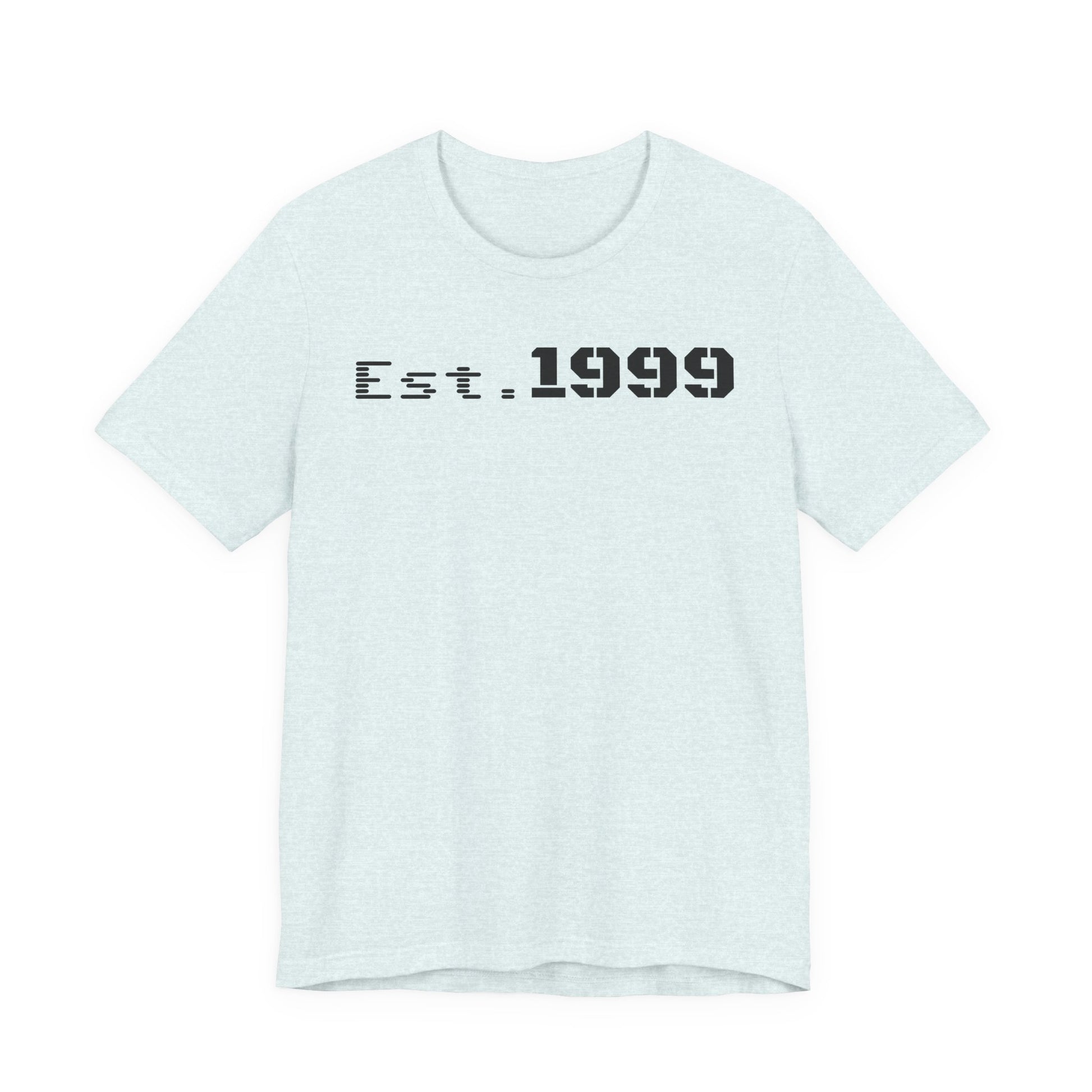 Established 1999 Unisex Tee | Vintage Birth Year Shirt, Casual Birthday Gift, Personalized Family Reunion Apparel, Retro Style [...] - TRV