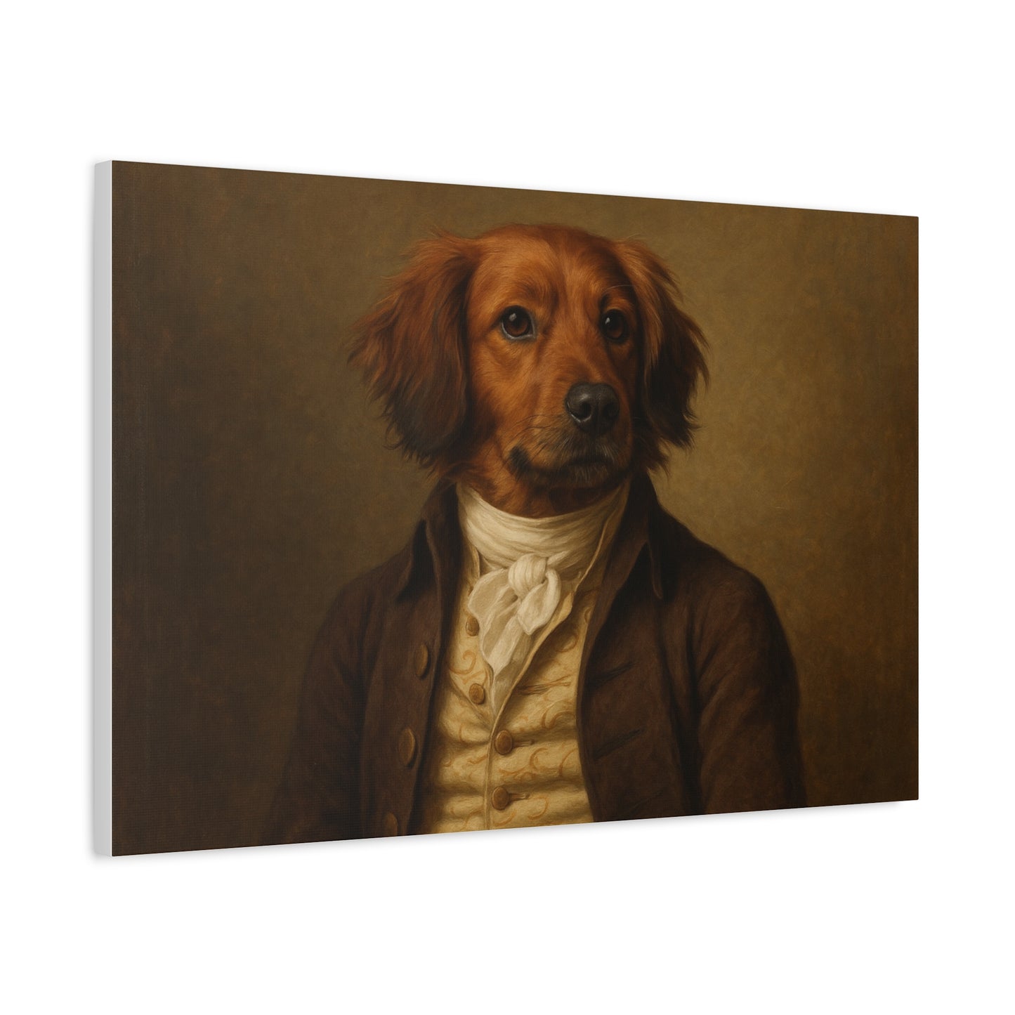 Regal Dog Portrait Matte Canvas - TRV