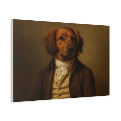 Regal Dog Portrait Matte Canvas - TRV