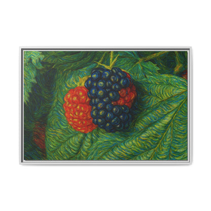 Van Gogh Style Blackberry Canvas Art, Framed Wall Decor, Botanical Print, Summer Home Decor, Gift for Garden Lovers - TRV