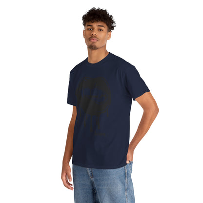 Edgy Graphic Tee - Dripping Lips Design - Unisex Heavy Cotton Tee