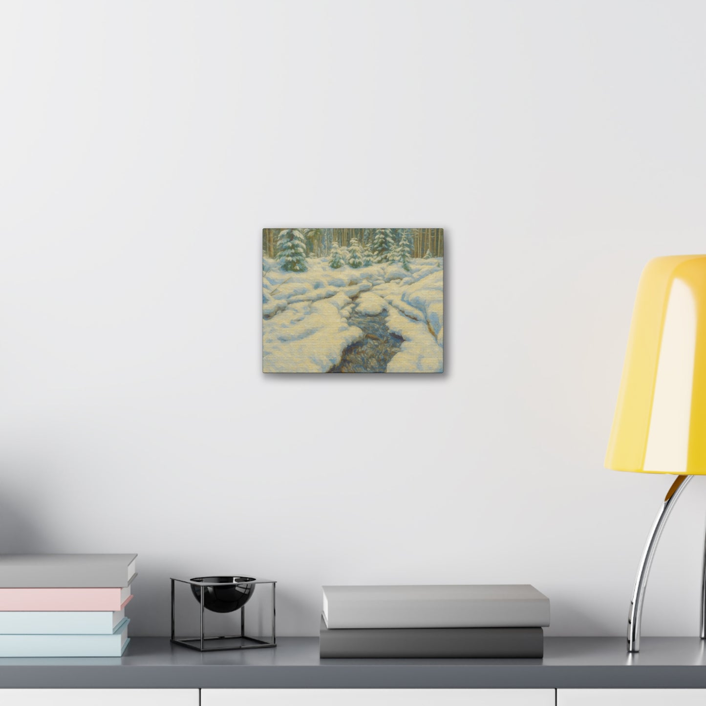 Winter Wonderland Canvas Art, Cozy Home Decor, Winter Landscape Wall Art, Nature Print, Holiday Gift Idea