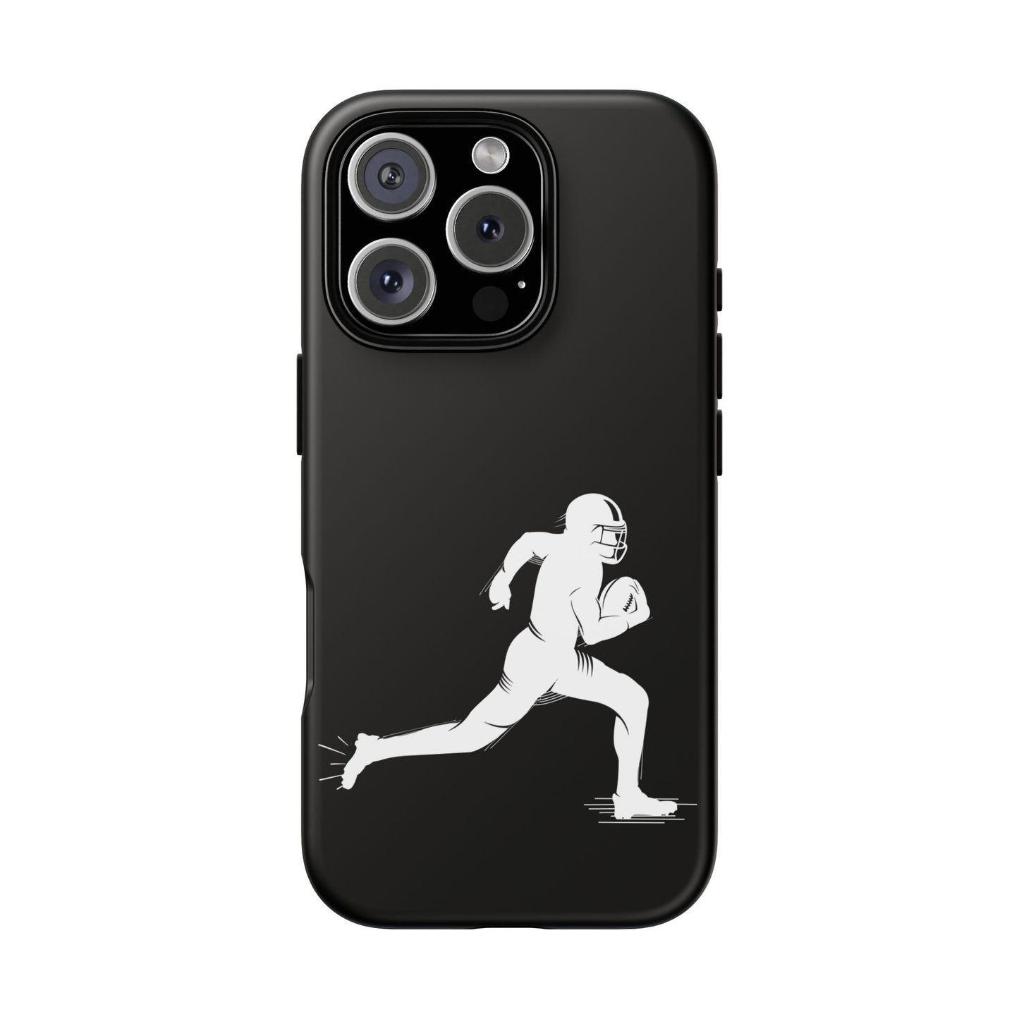 Football Player Phone Case, Tough Cases, Sports Phone Cover, Gift for Athletes, iPhone & Samsung Accessories, Running Player Design - TRV
