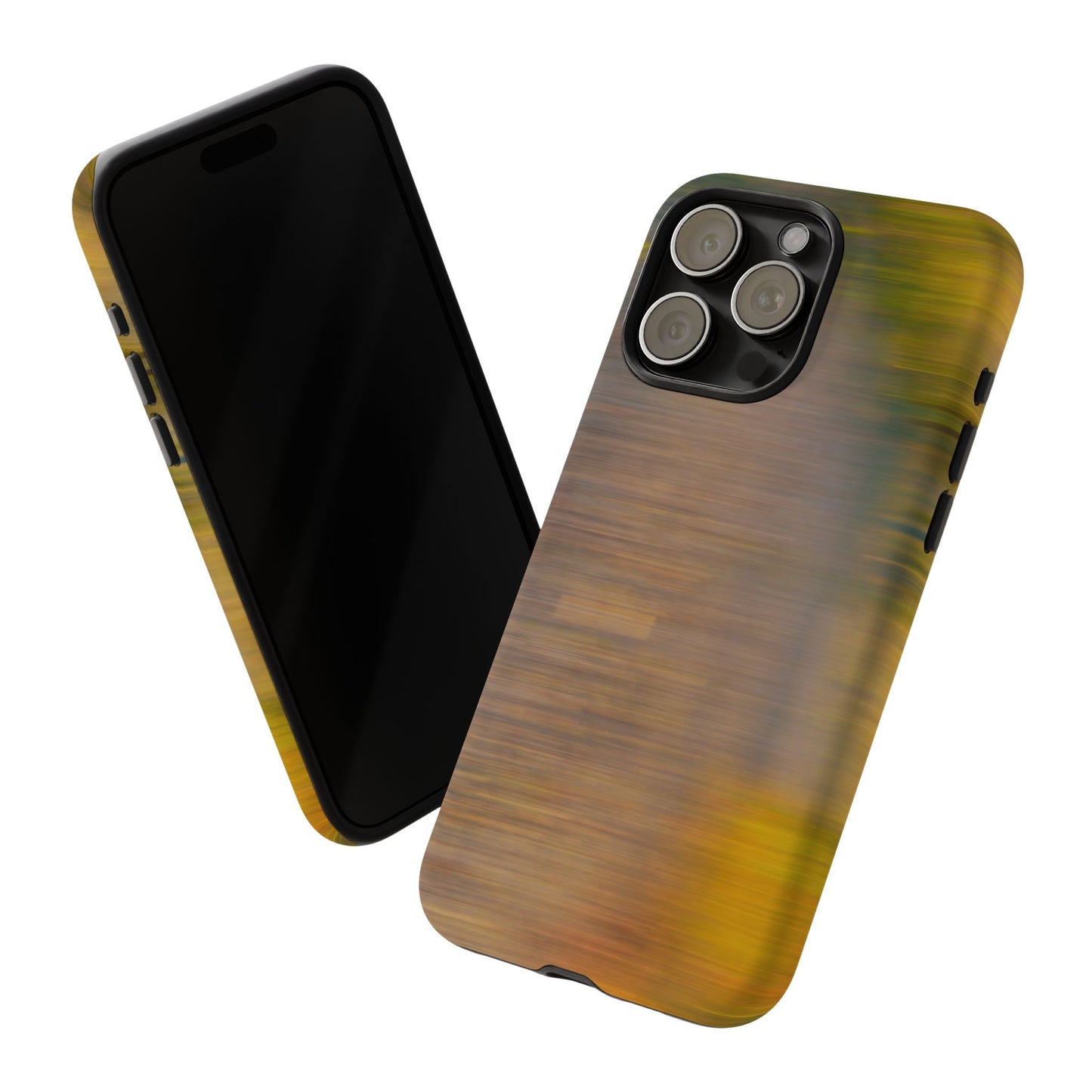 Autumn Blur Tough Phone Case — Fall Colors Protective iPhone Cover