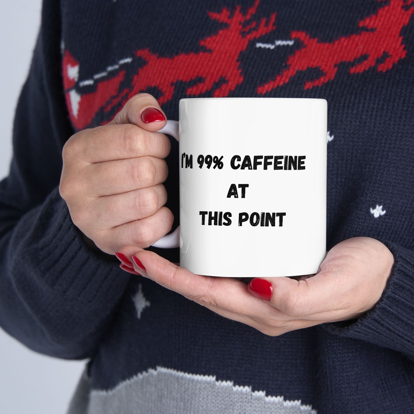 Funny Caffeine Ceramic Mug - 11oz & 15oz - TRV
